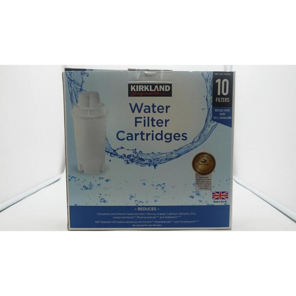 Kirkland Signature 1276702 Water Fits Most Brita Pitchers  10-Pack